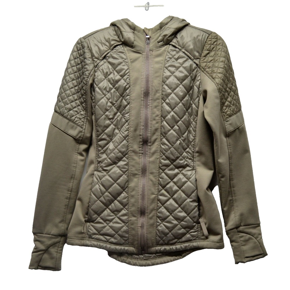 Athleta Women's Olive Grey XS Puffer Athletic Jacket (HU)